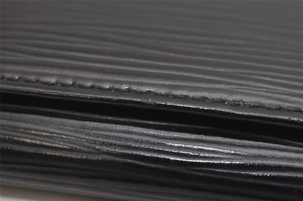 Authentic Louis Vuitton Epi Multicles 4 Key Case Black M63822 LV 0726K