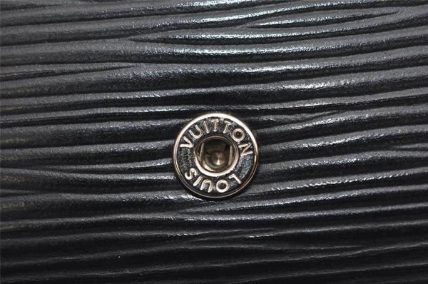 Authentic Louis Vuitton Epi Multicles 4 Key Case Black M63822 LV 0726K