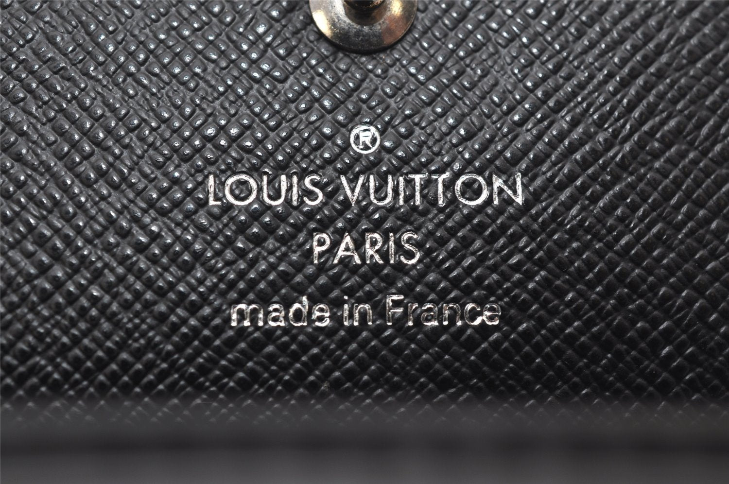 Authentic Louis Vuitton Epi Multicles 4 Key Case Black M63822 LV 0726K