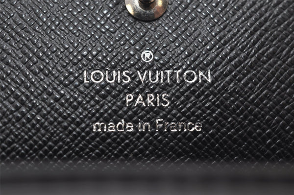 Authentic Louis Vuitton Epi Multicles 4 Key Case Black M63822 LV 0726K