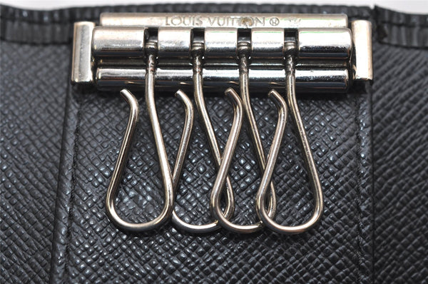 Authentic Louis Vuitton Epi Multicles 4 Key Case Black M63822 LV 0726K
