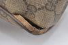 Authentic GUCCI Web Sherry Line Shoulder Bag GG PVC Leather Brown Junk 0727J