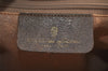 Authentic GUCCI Web Sherry Line Shoulder Bag GG PVC Leather Brown Junk 0727J