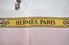 Authentic HERMES Carre 90 Scarf "LA PROMENADE DE LONGCHAMPS " Silk Pink 0727K