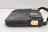 Authentic GUCCI Shoulder Hand Bag Purse Interlocking G Leather Black 0728J