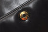 Authentic GUCCI Shoulder Hand Bag Purse Interlocking G Leather Black 0728J