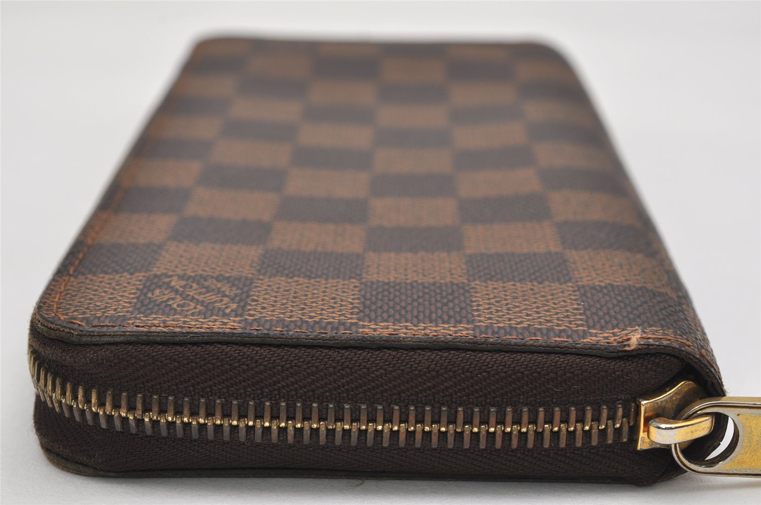 Authentic Louis Vuitton Damier Zippy Long Wallet Purse N60015 LV 0730K