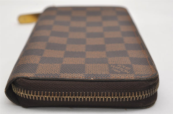 Authentic Louis Vuitton Damier Zippy Long Wallet Purse N60015 LV 0730K