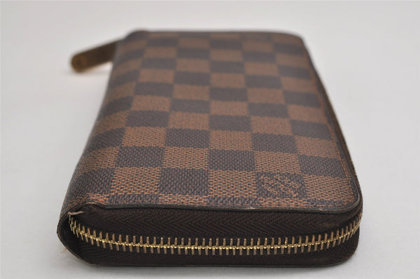 Authentic Louis Vuitton Damier Zippy Long Wallet Purse N60015 LV 0731K