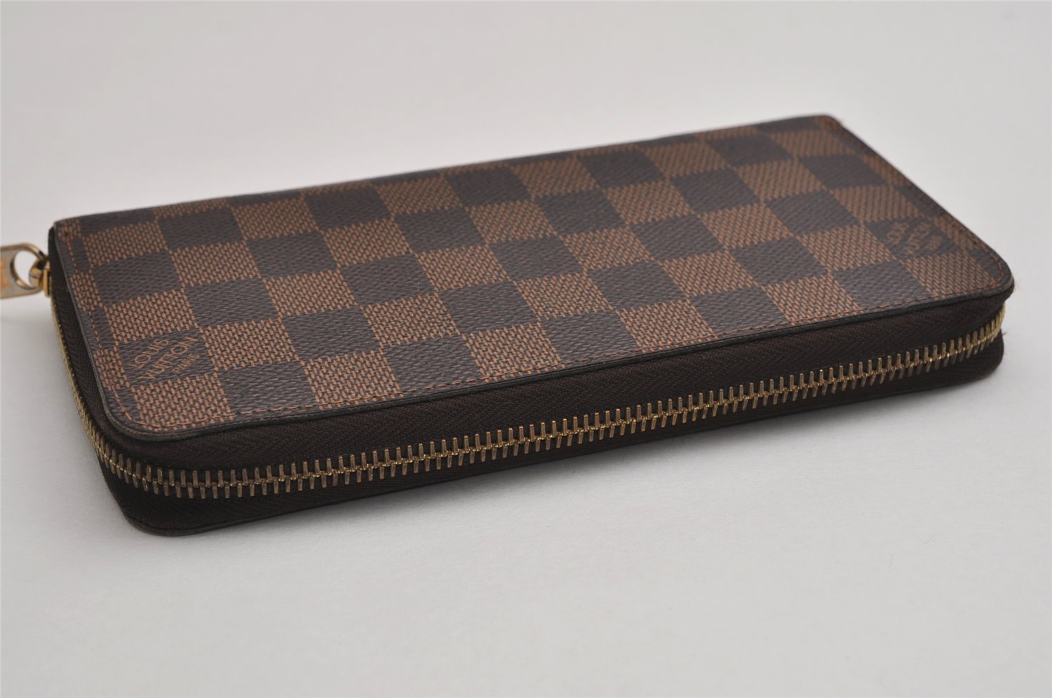 Authentic Louis Vuitton Damier Zippy Long Wallet Purse N60015 LV 0731K