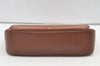 Authentic Burberrys Vintage Leather Shoulder Hand Bag Purse Brown 0733K