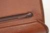 Authentic Burberrys Vintage Leather Shoulder Hand Bag Purse Brown 0733K
