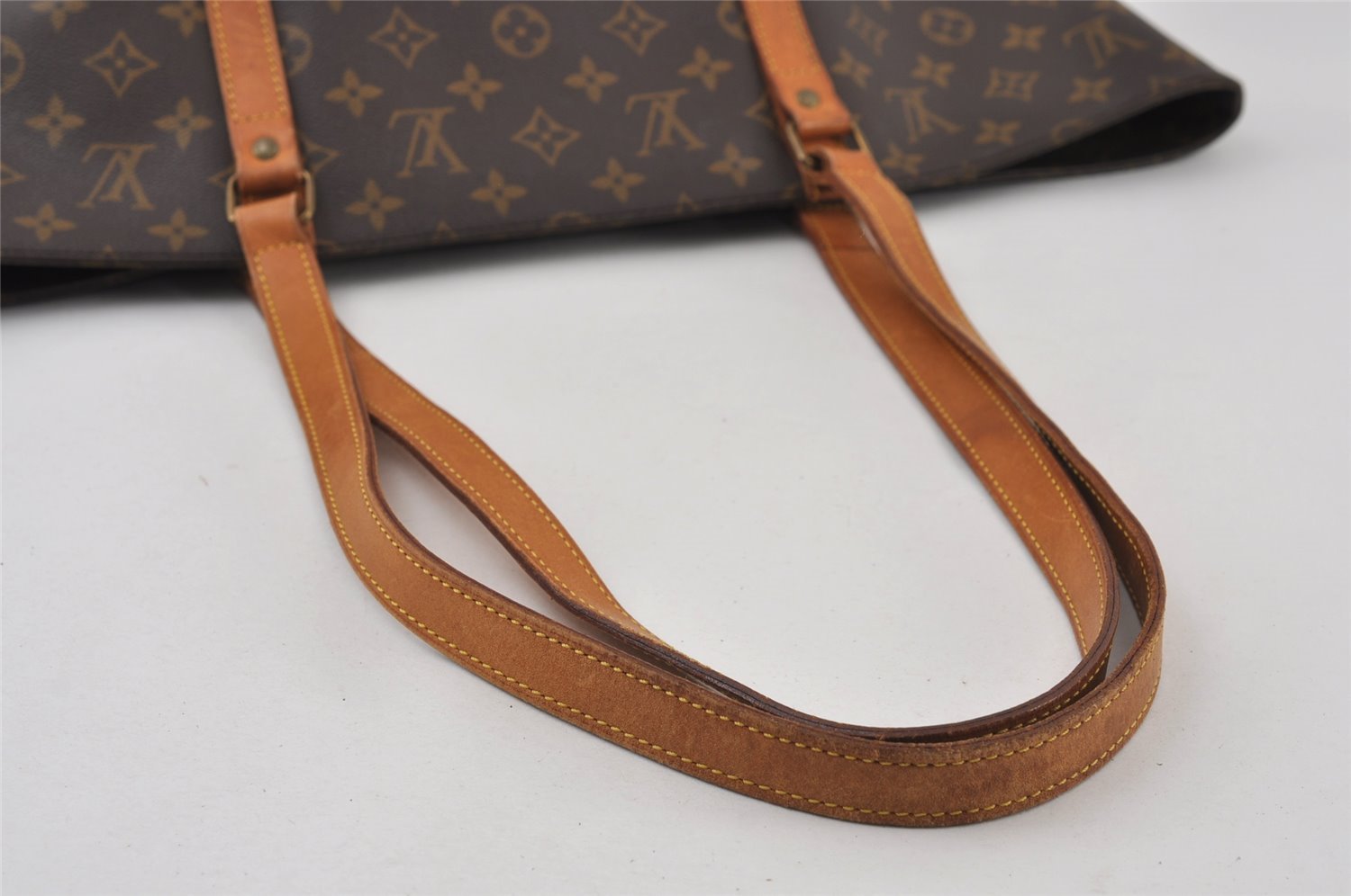 Authentic Louis Vuitton Monogram Sac Shopping PM Tote Bag M51108 LV 0737J