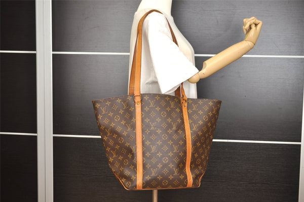 Authentic Louis Vuitton Monogram Sac Shopping PM Tote Bag M51108 LV 0737J