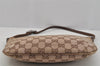 Authentic GUCCI Shoulder Hand Bag Purse GG Canvas Leather 0050813 Brown 0738J