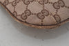 Authentic GUCCI Shoulder Hand Bag Purse GG Canvas Leather 0050813 Brown 0738J