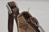 Authentic GUCCI Shoulder Hand Bag Purse GG Canvas Leather 0050813 Brown 0738J