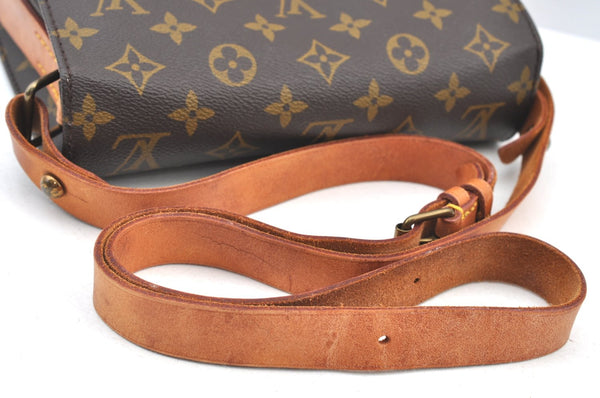 Authentic Louis Vuitton Monogram Cartouchiere MM M51253 Shoulder Cross Bag 0739G