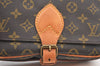 Authentic Louis Vuitton Monogram Cartouchiere MM M51253 Shoulder Cross Bag 0739G