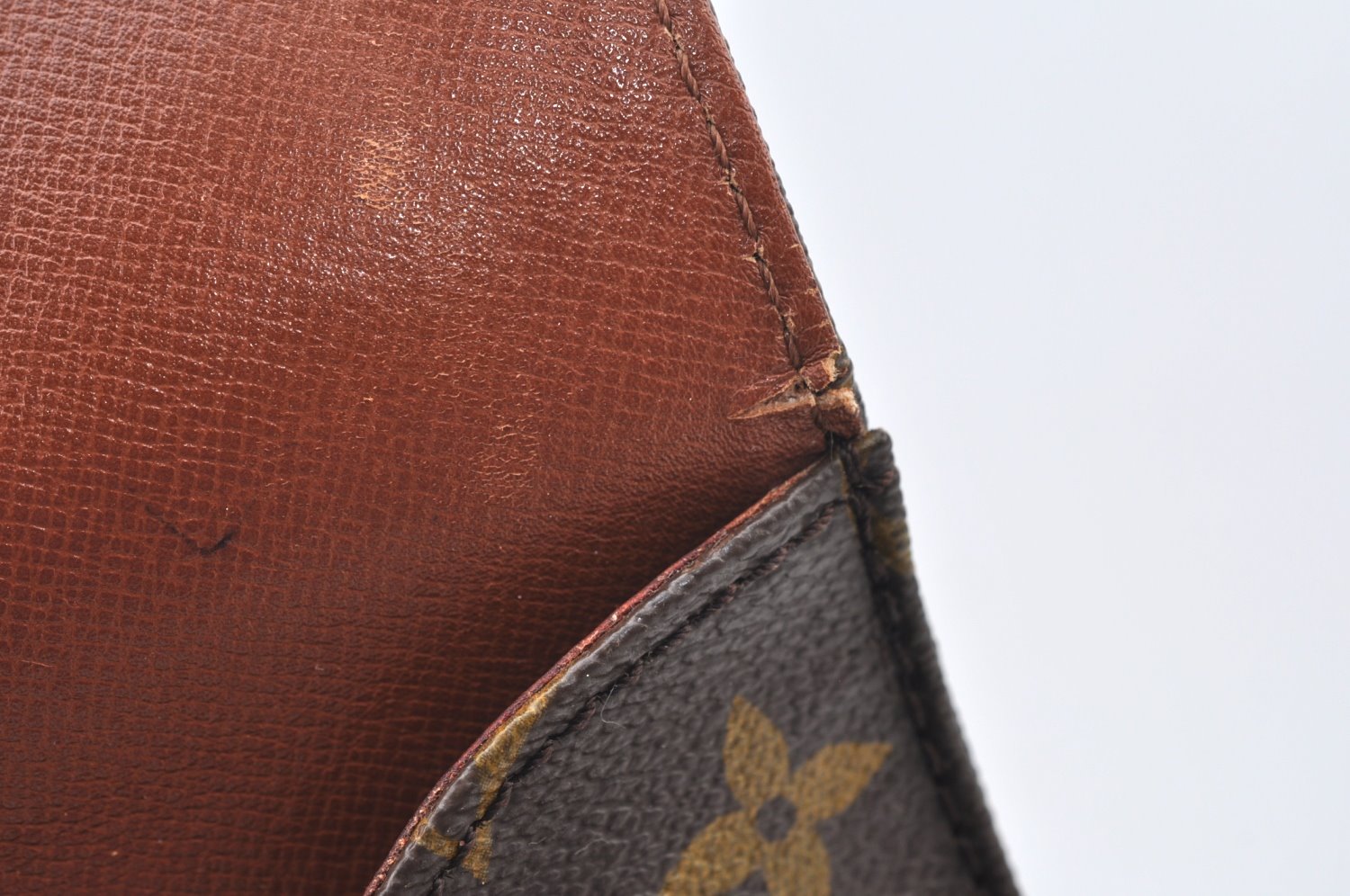 Authentic Louis Vuitton Monogram Cartouchiere MM M51253 Shoulder Cross Bag 0739G