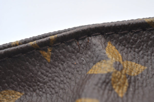 Authentic Louis Vuitton Monogram Cartouchiere MM M51253 Shoulder Cross Bag 0739G