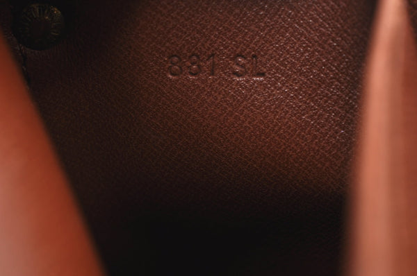 Authentic Louis Vuitton Monogram Cartouchiere MM M51253 Shoulder Cross Bag 0739G