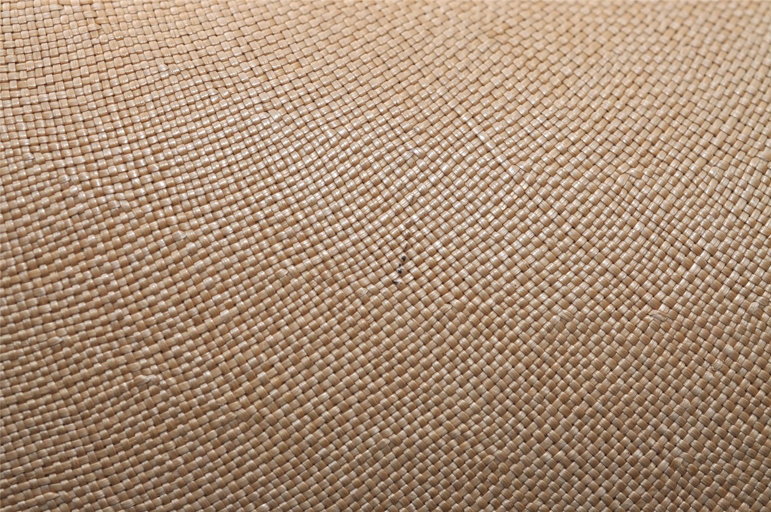 Authentic GUCCI Vintage Horsebit Clutch Hand Bag Purse PVC Leather Beige 0739J