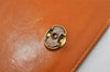 Authentic GUCCI Vintage Horsebit Clutch Hand Bag Purse PVC Leather Beige 0739J