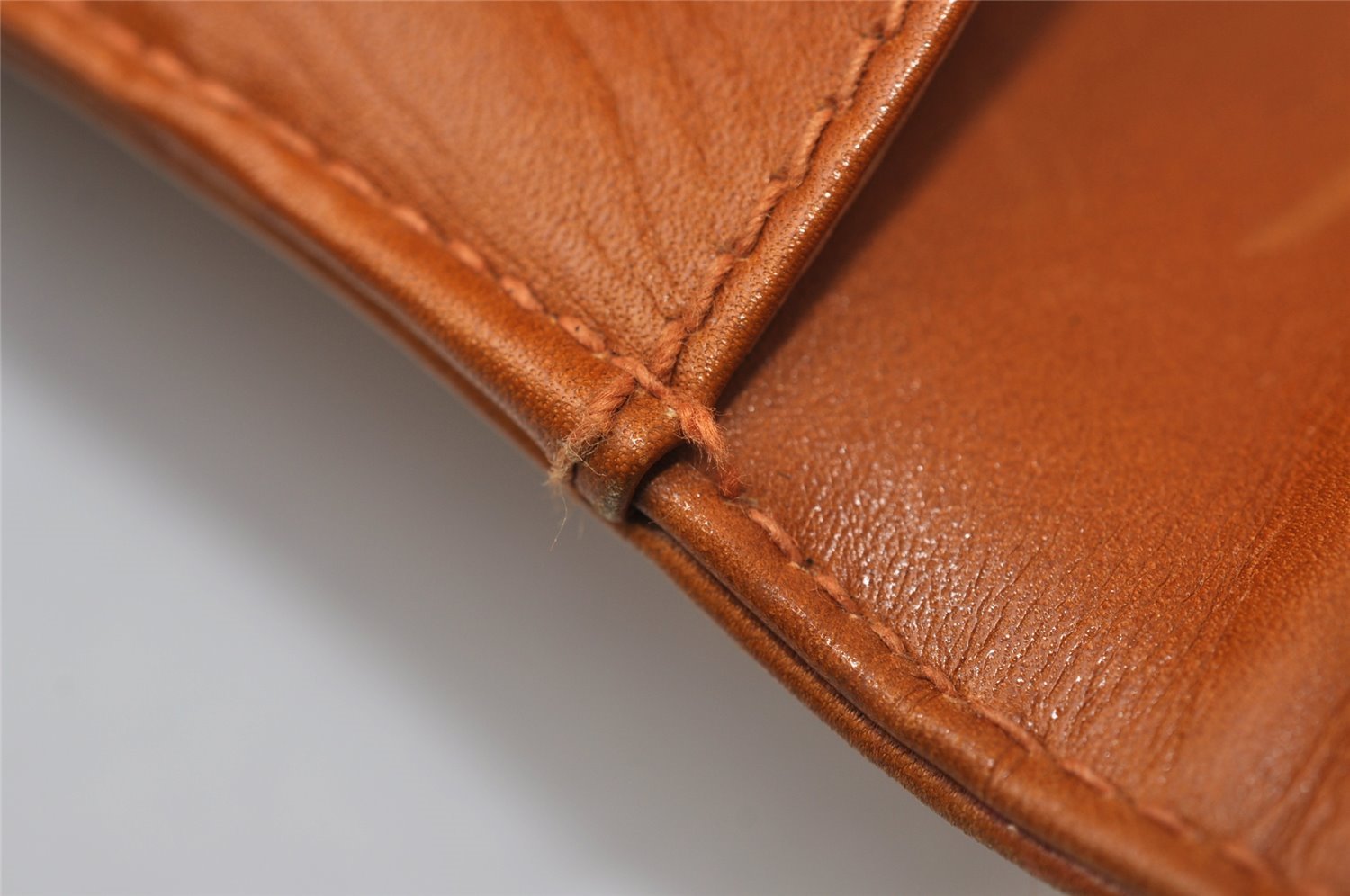 Authentic GUCCI Vintage Horsebit Clutch Hand Bag Purse PVC Leather Beige 0739J