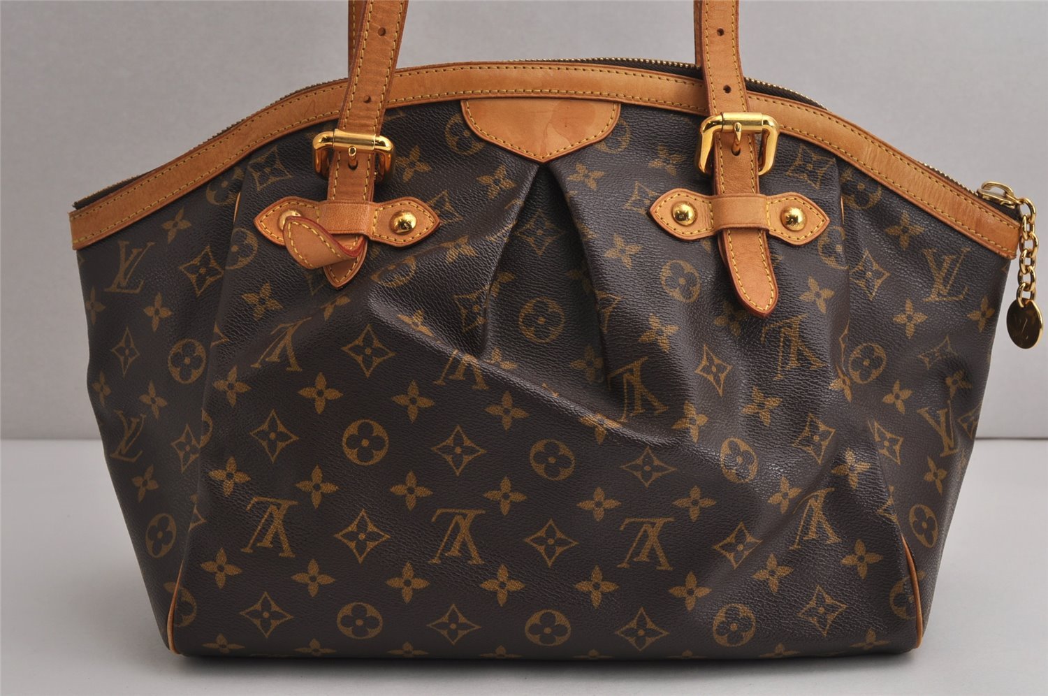 Authentic Louis Vuitton Monogram Tivoli GM Hand Tote Bag M40144 LV 0739K