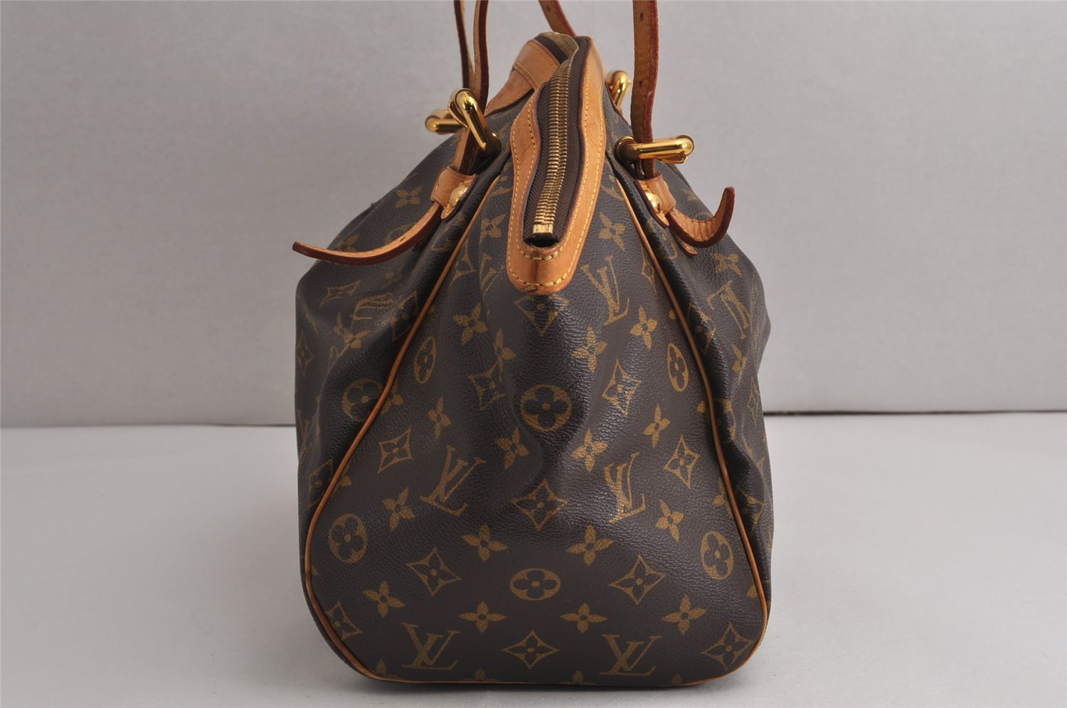 Authentic Louis Vuitton Monogram Tivoli GM Hand Tote Bag M40144 LV 0739K