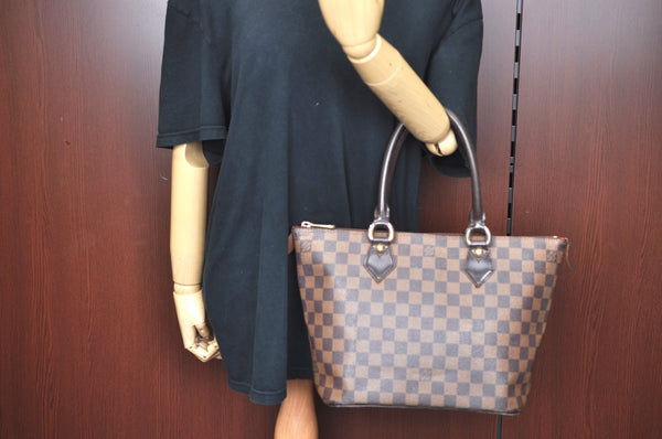 Authentic Louis Vuitton Damier Saleya PM Shoulder Tote Bag N51183 LV 0740H
