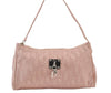 Authentic Christian Dior Trotter Lovely Hand Bag Pouch Nylon Leather Pink 0740K