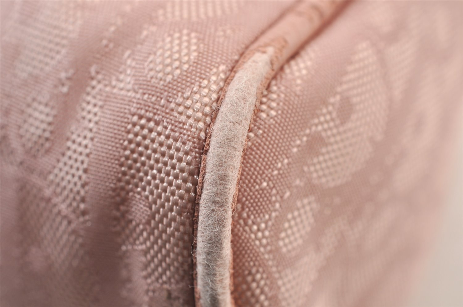 Authentic Christian Dior Trotter Lovely Hand Bag Pouch Nylon Leather Pink 0740K