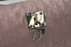 Authentic Christian Dior Trotter Lovely Hand Bag Pouch Nylon Leather Pink 0740K