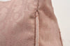 Authentic Christian Dior Trotter Lovely Hand Bag Pouch Nylon Leather Pink 0740K