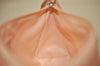 Authentic Christian Dior Trotter Lovely Hand Bag Pouch Nylon Leather Pink 0740K