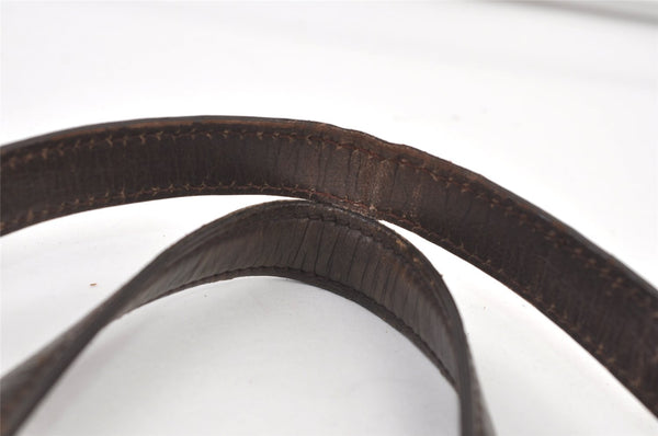 Authentic GUCCI Web Sherry Line Tote Bag GG Canvas Leather 162899 Brown 0743K