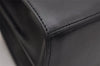 Authentic Salvatore Ferragamo Gancini Leather 2Way Shoulder Hand Bag Black 0745K