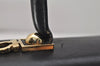 Authentic Salvatore Ferragamo Gancini Leather 2Way Shoulder Hand Bag Black 0745K