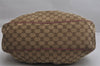 Authentic GUCCI Sukey Shoulder Tote Bag GG Canvas Leather 232955 Brown 0746K