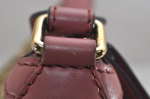 Authentic GUCCI Sukey Shoulder Tote Bag GG Canvas Leather 232955 Brown 0746K