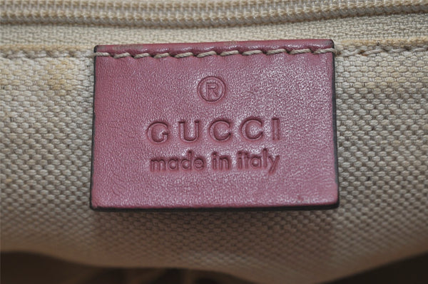 Authentic GUCCI Sukey Shoulder Tote Bag GG Canvas Leather 232955 Brown 0746K