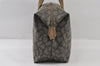 Authentic YVES SAINT LAURENT Vintage Travel Boston Bag PVC Leather Gray 0747J