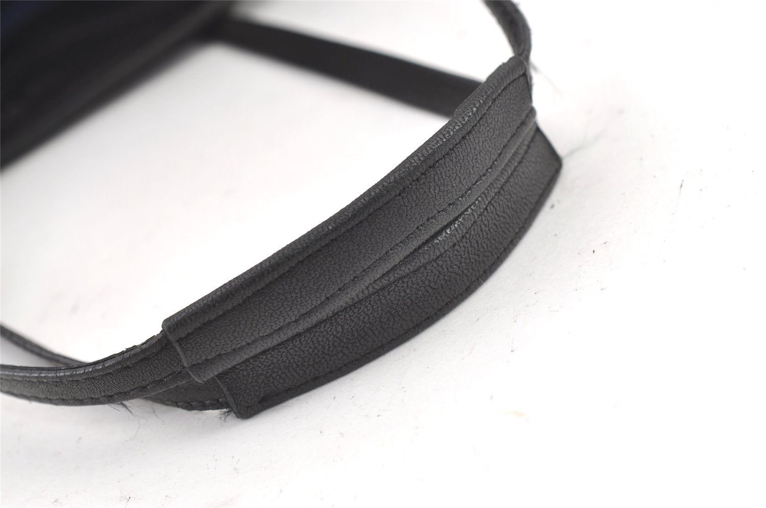 Authentic JIMMY CHOO Vintage Star Studs Leather Shoulder Tote Bag Black 0747K