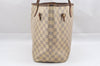 Authentic Louis Vuitton Damier Azur Neverfull MM Tote Bag N51107 LV 0748J