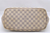 Authentic Louis Vuitton Damier Azur Neverfull MM Tote Bag N51107 LV 0748J