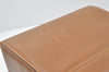 Authentic Salvatore Ferragamo Gancini Leather 2Way Shoulder Hand Bag Brown 0748K