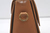 Authentic Salvatore Ferragamo Gancini Leather 2Way Shoulder Hand Bag Brown 0748K