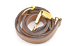 Authentic Salvatore Ferragamo Gancini Leather 2Way Shoulder Hand Bag Brown 0748K